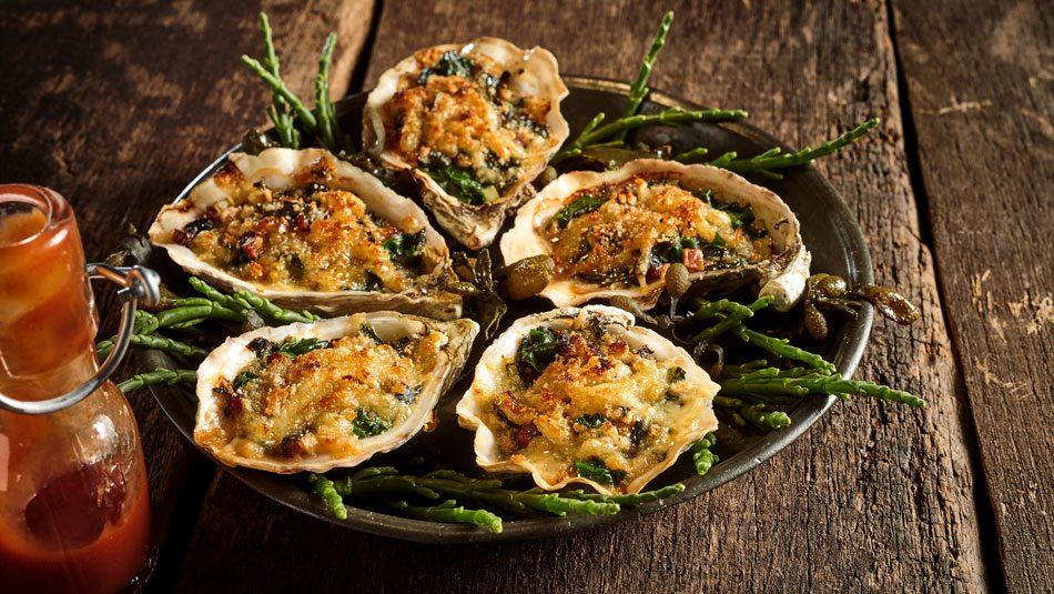 Broiled-Gulf-Oysters-in-a-Garlic-Butter-Herb-Gratin
