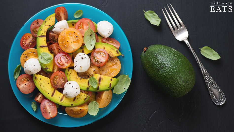 Caprese-Salad-with-Grilled-Avocados