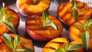 Grilled-Peaches-with-Mint