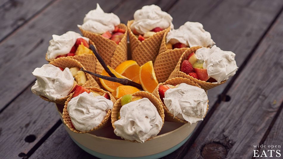 Fruit-Salad-Cone-with-Whipped-Marshmallow
