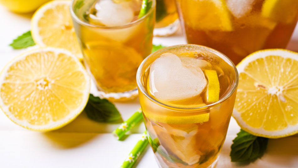 Iced Chamomile Tea Pitcher Cocktails