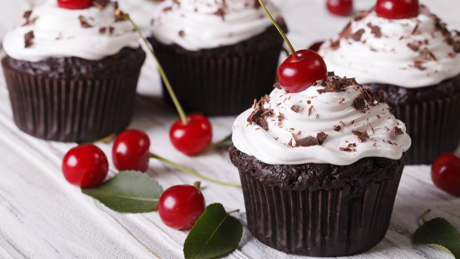 Black-Forest-Cupcakes-with-Whipped-Cream-Frosting
