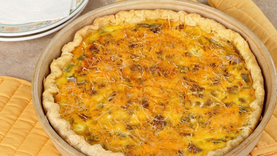 Sausage-and-Cheese-Quiche