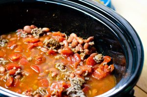 Chili in Slow Cooker