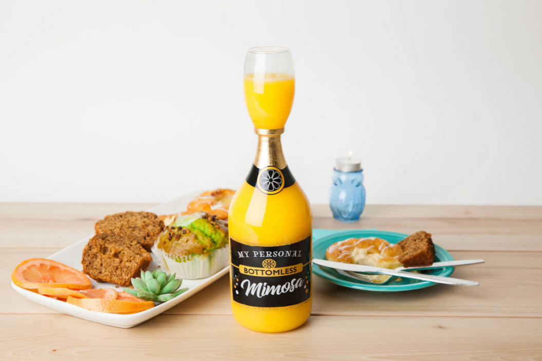 bottomless mimosa glass