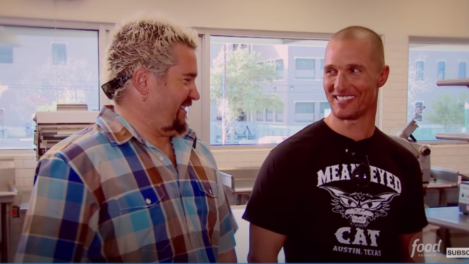 McConaughey Shares Diners, Drive-ins and Dives is Favorite Show