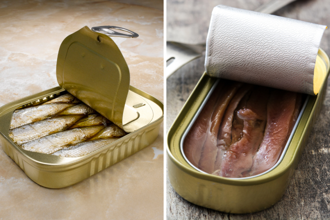 canned fish together