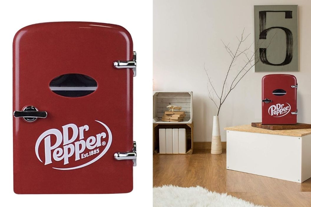 dr pepper mini fridge