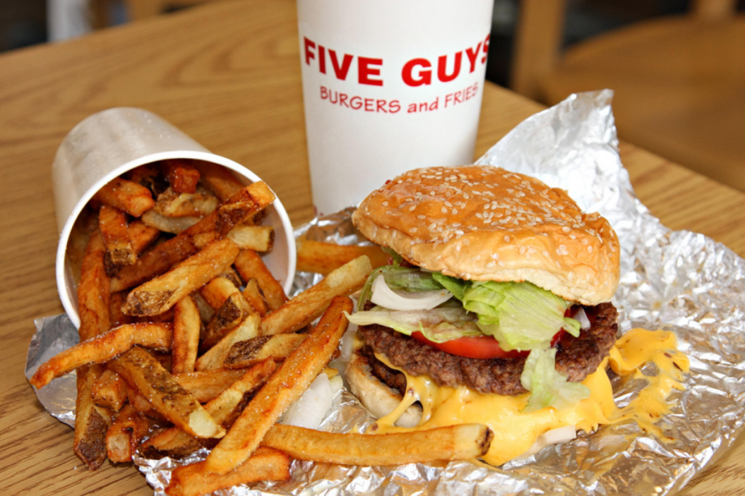 five guys all the way