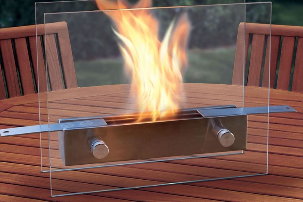 tabletop fireplace