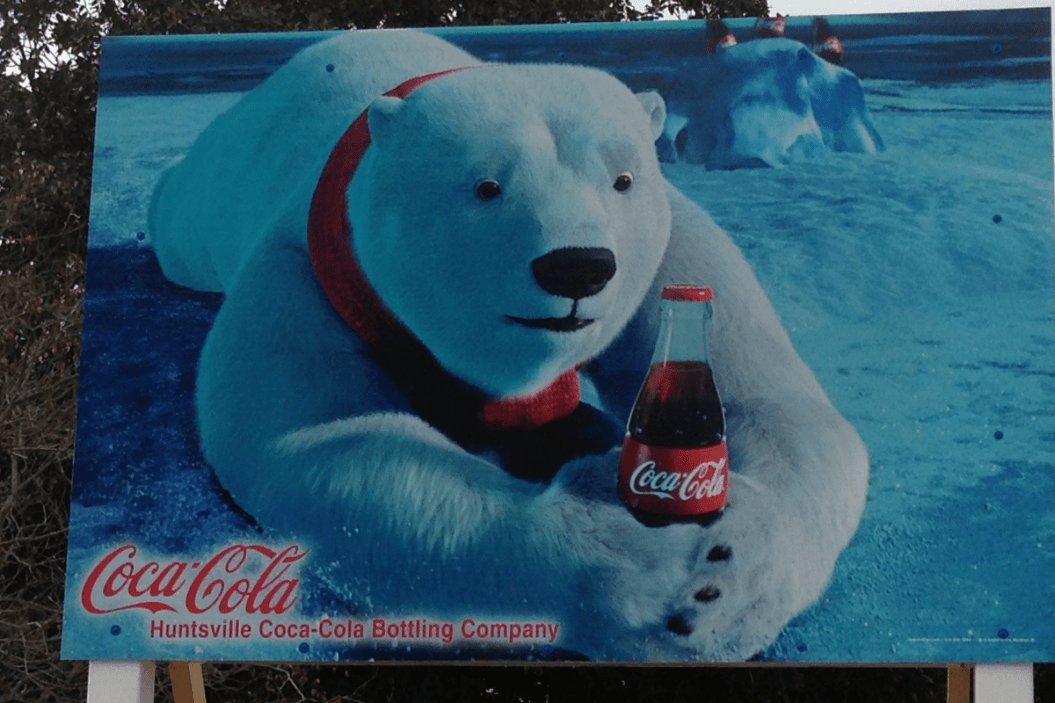 coca cola polar bear