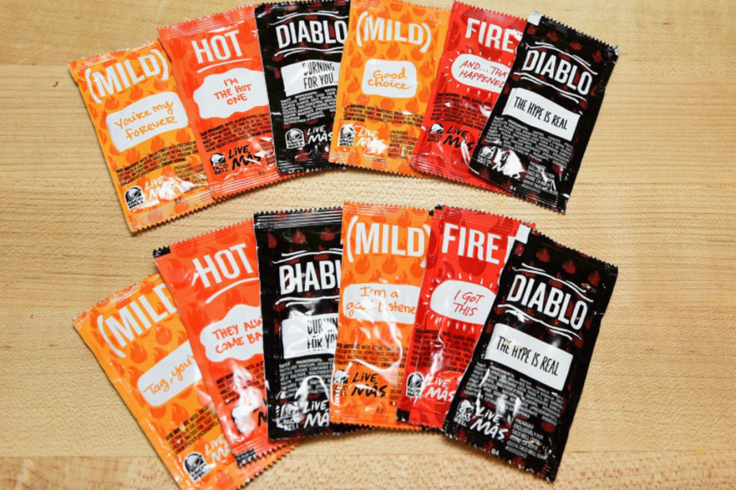 taco bell sauces