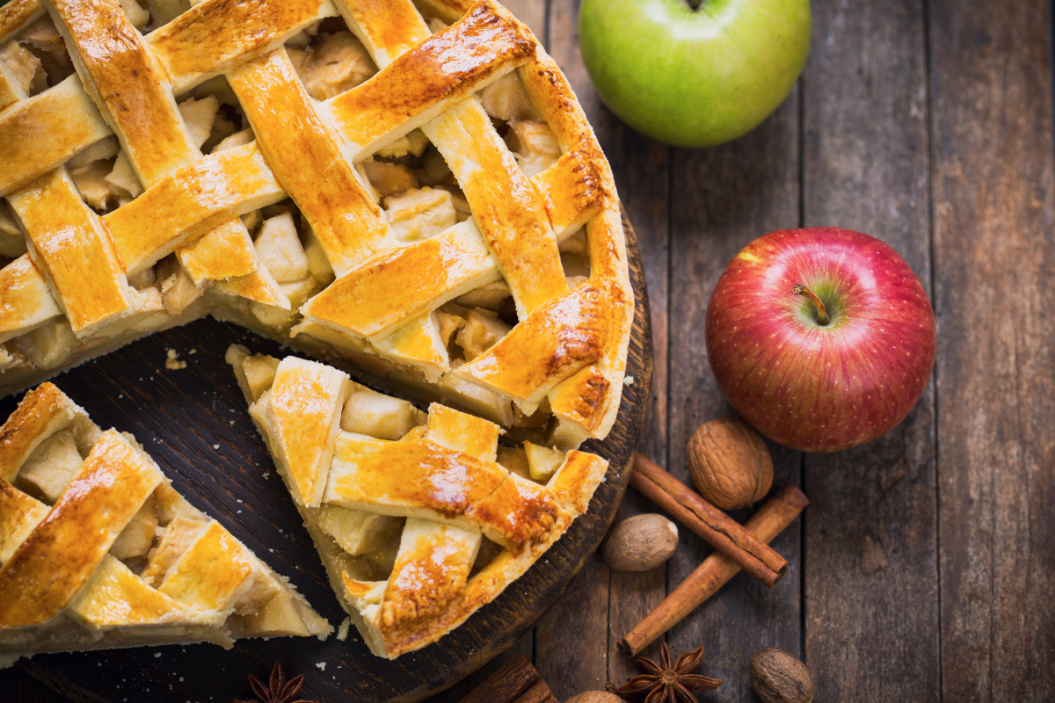 history of apple pie
