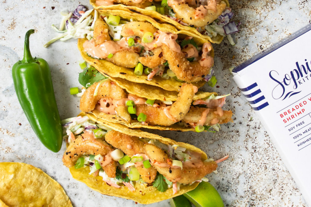vegan shrimp tacos
